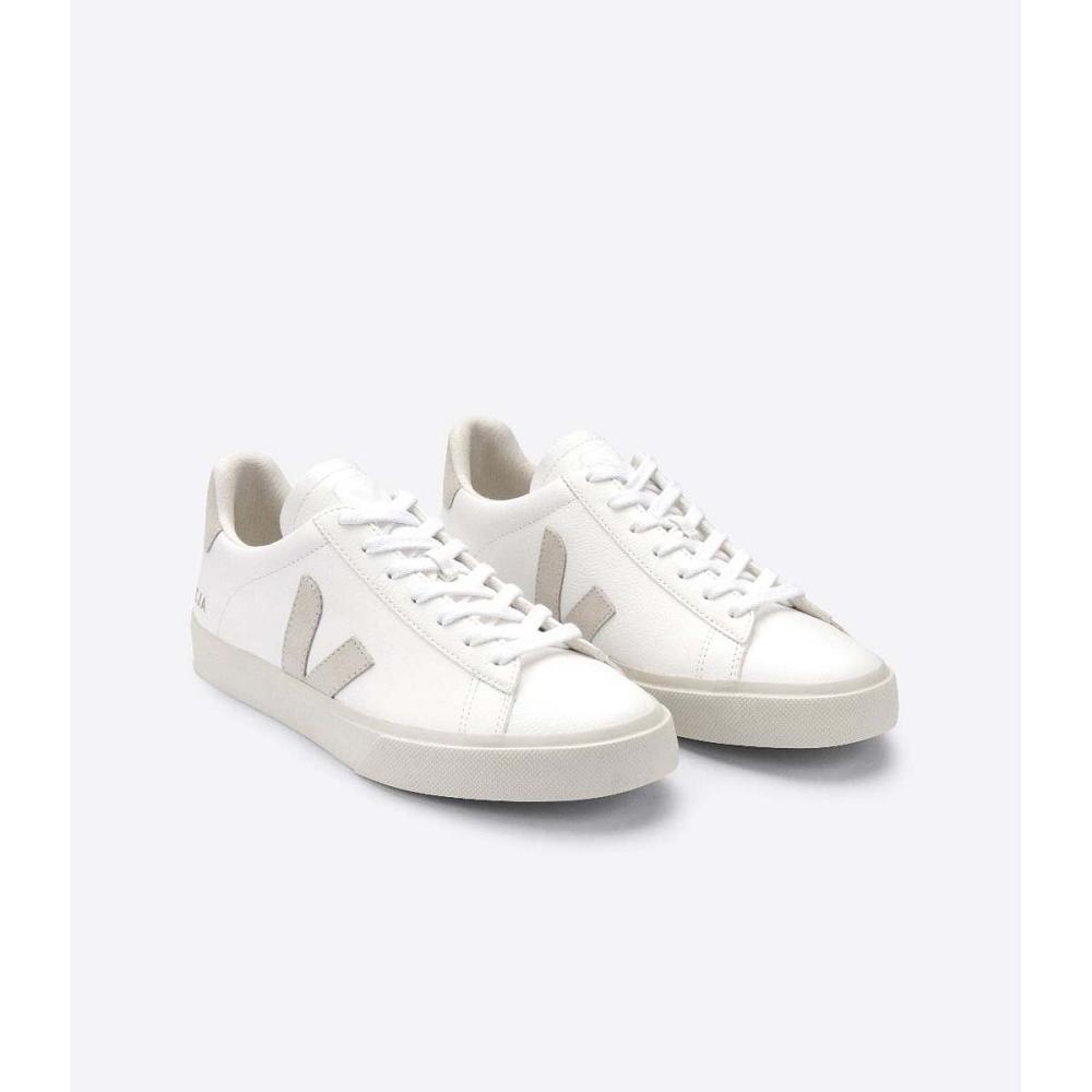 Veja CAMPO CHROMEFREE Low Tops Sneakers Férfi White/Beige | HU 203KOR